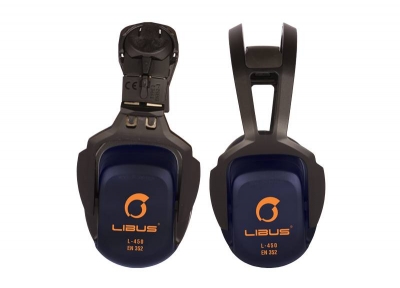 Protector Auditivo Tipo Copa En Vincha - Para Adosar A Casco - Mod. L-450 Nrr 23 Db - Marca Libus. Cod.903710.