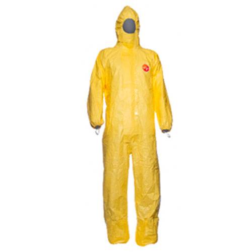Mameluco Descartable - Color Amarillo - Resistencia Quimica. Con Cierre -  Mod. Tychem C . - Marca Du Pont.