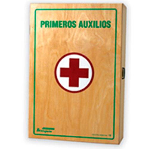 Botiquin De Madera Laqueada Primeros Auxilio N° 12 . (27 Unidades).