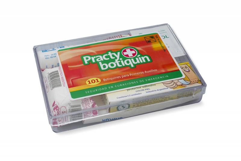 Botiquin De Plastico Primeros Auxilio N° 1. (10 Unidades).
