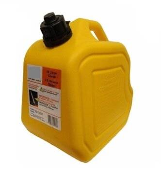 Bidon Plastico Para Almacen Y Transporte De Gas Oil - Con Pico Vertedor - Color Amarillo - Capacidad 20 Lt. - Marca Cd.
