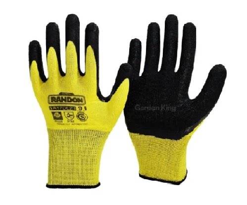 Guante Tejido G13 De Nylon Poliamida - Con Baño De Latex Rugoso - Modelo Garra I - Talle 10 - Marca Randon.