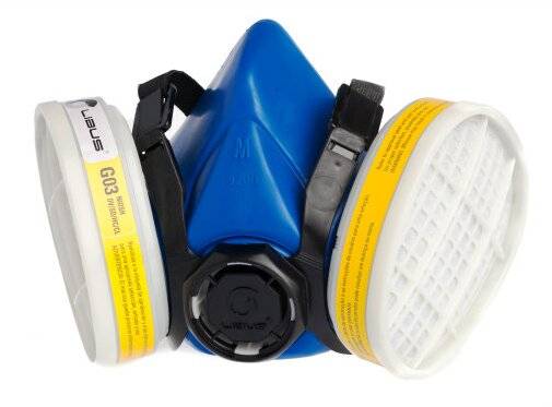 Semimascara Reutilizable – Dos Filtros – Mod. 9000E – Talle Mediano