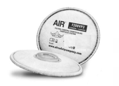 Filtro Electrostático Avanzado Art. F200 C03 P3R - P100. Alta Eficiancia  Para Particulas En Suspension Y Vapores Organicos - Marca Air.
