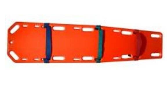 Camilla Inmovilizadora Tipo Same De Plastico Con Cintas De Sujecion  Con Abrojo. 1.82 Mts De Largo X 45 Cm De Ancho. - Marca Elec.fio.