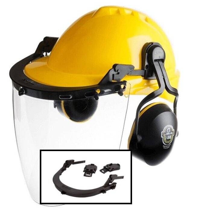 Adaptador Porta Visor Para Utilizar Simultaneamente Visor Facial