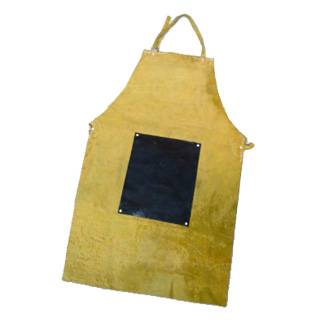 Delantal De Descarne Amarillo  - Con Tira De Sujecion  - Largo 60 X 90 Cm - Con Plomo