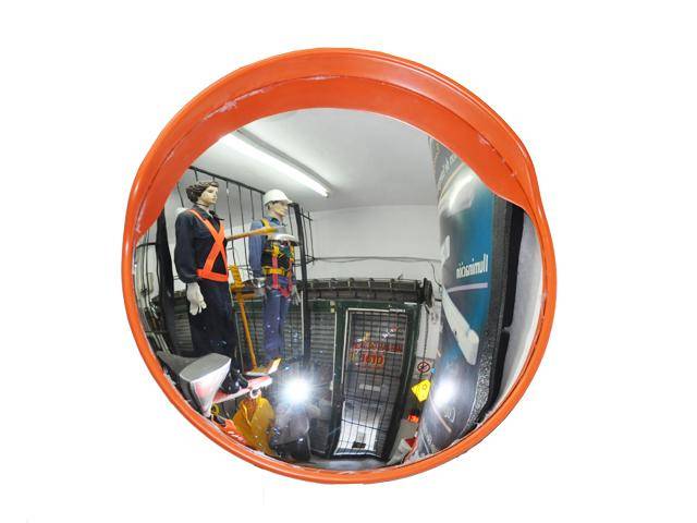 Espejo Parabolico Inastillable Con Base De Chapa Galvanizada X 30 Cm De Diametro - Con Soporte. - Art. 01515