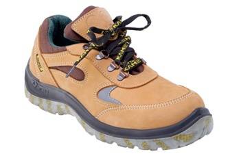 Zapato Frances – Puntera De Acero - Cuero Nobuck Amarillo – Suela Leon   Traslucidad Bidensidad - Color Amarillo - . T/35 Al 48