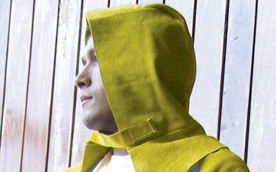 Gorro De Descarne Para Soldador Con Cubre Nuca - Marca Cve.