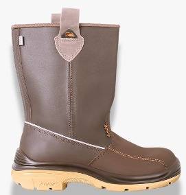 Bota Petrolera - Cuero Flor - Color Marron -  Totalmente Forrada - Suela Pu Bidendisad - Art- 3910 - Talles 36 Al 47 -  Marca Boris.