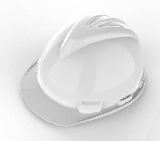 Casco De Seguridad - Modelo Spc-221 - Compuesto De Polietileno Inyectado Con Sistema De Suspension De 4 Puntas - Color Blanco - Marca Steelpro