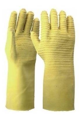 Guante Látex Rugoso - Baño Completo Largo 35 Cm.