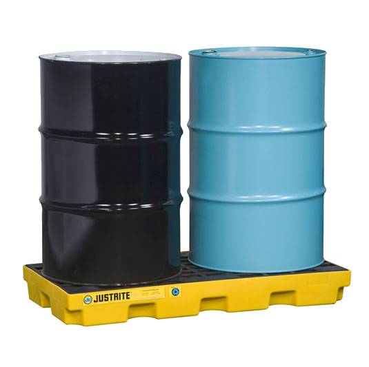 Centro De Acumulacion Para 2 Tambores De 200 Lts Capacidad De Contención 90 Lts. - Peso 1344 Kg. - Art. 28655 - Marca Justrite.