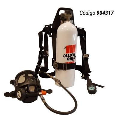 Equipo Autonomo Scba Spiromatic 90 Usa - Air Line - Cilindro De Aluminio Cs 30 Minutos De Autonomia - Marca Interspiro (Libus) - Cod. 904317.