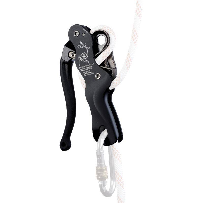 Descensor Autoblocante Tipo Doble Stop 10 A 13 Mm.- Cod. Tc006.