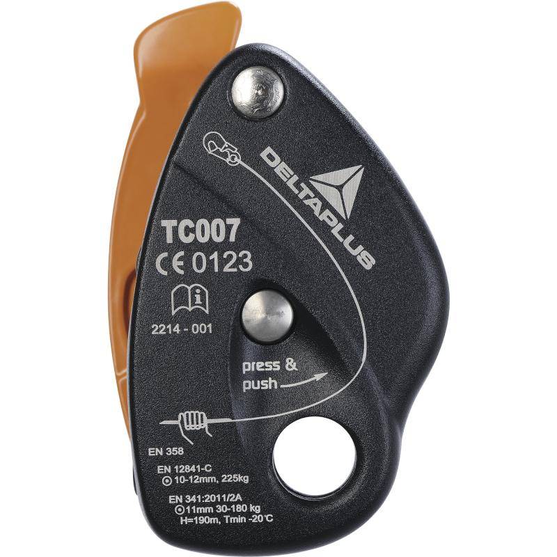 Descensor Autoblocante 10 A 12 Mm Con Empuñadura Multifuncion.