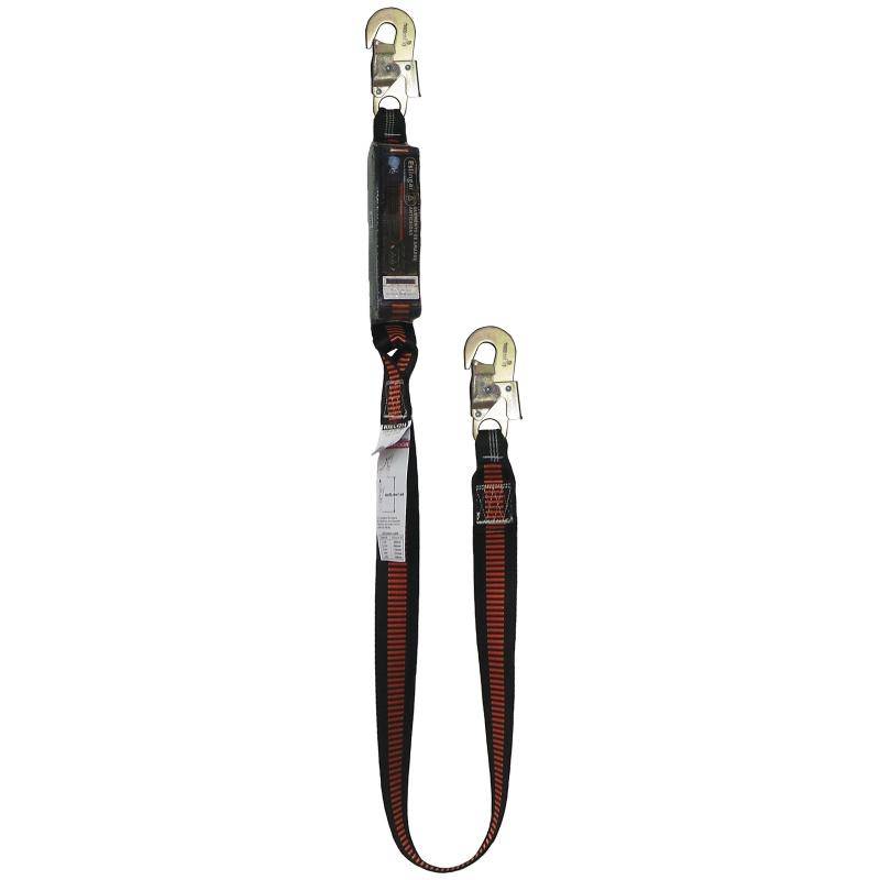 Cabo De Vida De Cinta De 1,5 Mts De Largo -  Regulable. – Mosquetón  De 18 Mm - Con Amortiguador De Caida - Art. Cv21A