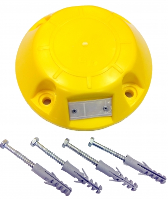 Tacha Reductora De Pvc - Altura 2,5 Cm - Diametro 12,5 Cm - Cod. Tr-125  (Incluye Elem. De Sujecion).