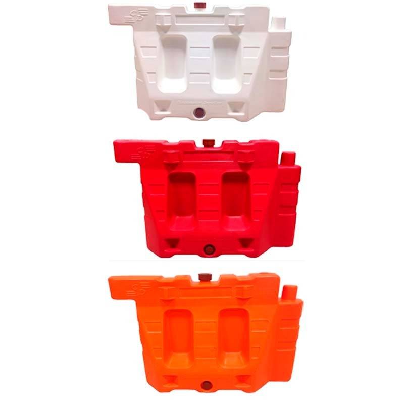 Canalizador Vial Color Naranja Con Alojamiento Para Señalizacion Luminica - Medidas: 1 X 0,70 X 0,40 Mt. - Sin Reflectivos  - Art. Can-001 N  Marca Cd.