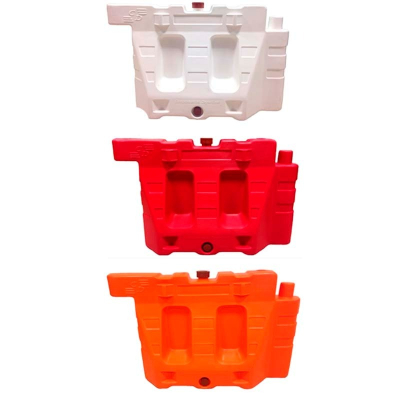 Canalizador Vial Color Rojo Con Alojamiento Para Señalizacion Luminica Medidas: 1 X 0,70 X 0,40 Mt. - Sin Reflectivos  - Art. Can-001 R - Marca Cd.