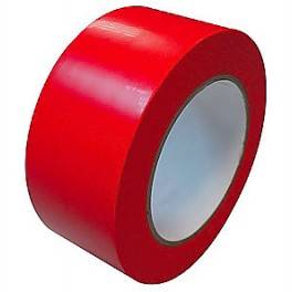 Cinta Demarcatoria Autoadhesiva - Color Rojo De 50 Mm Ancho  Ancho - Rollo X 30 Mt De Largo Art. Cd 7300/R - Marca Cd.