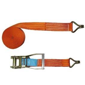 Eslinga Criquet Tensor De 4 Mt. De Largo X  25 Mm De Ancho - Para 1.5 Tn. Gancho Tipo J -