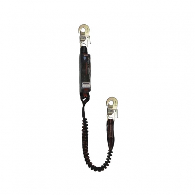 Cabo De Vida De Cinta De 1.5 Mts De Largo -  Cinta Elastizada. – Mosquetón - De 18 Mm - Con Amortiguador De Caida - Art. Cv21Ea  - Marca Eslingar.