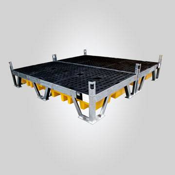 Ecoplatform Para 2 Tanques Ibc - Carga Máxima 2250 Kgs Duc