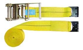 Eslinga Criquet Tensor De 9 Mt. De Largo X 100 Mm De Ancho - Para 10 Tn. Gancho Tipo J -