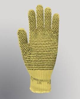 Guante Tejido Con Kevlar, 4 Hilos - Moteado, 1 Cara - Art. 1195.