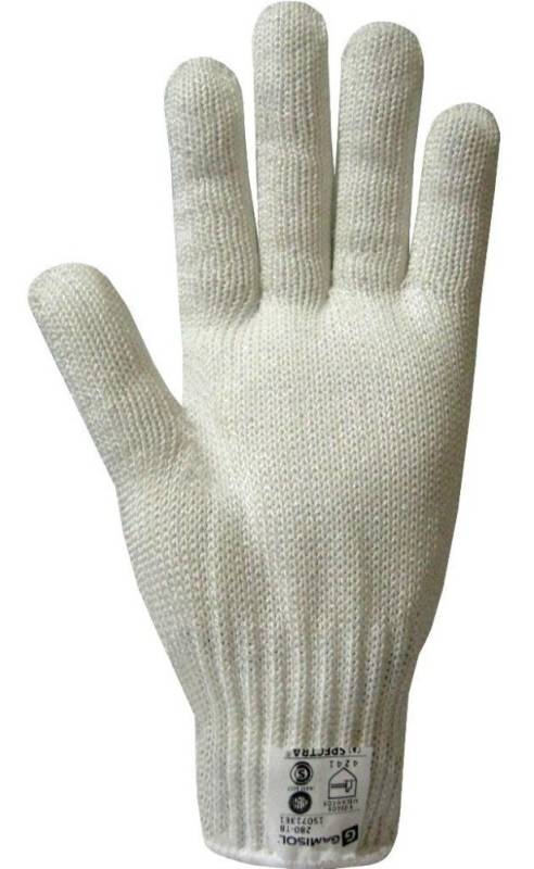 Guante Tejido G7 Pesado Con Hilos De Acero. Frigorifico - Art. 280 - Talle/7 Marca Gamisol.