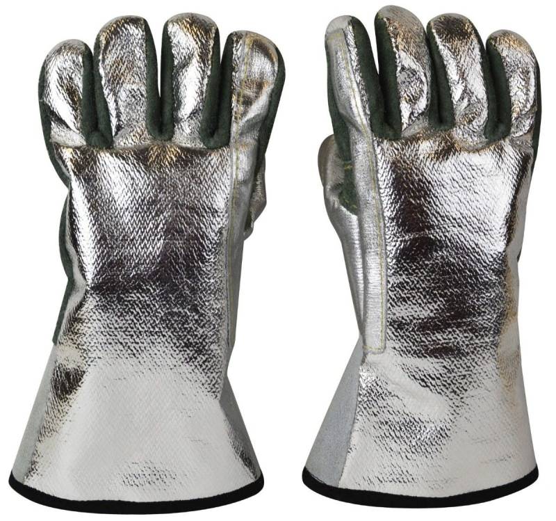 Guante Descarne Soldador , Interior Forrado,  Guante Descarne Soldador , Interior Forrado,  Aluminizado Total  Talle 10 - Marca Segod.