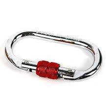 Mosqueton Carabinero  De 18 Mm. Con Doble Traba - Art. Mos-001.