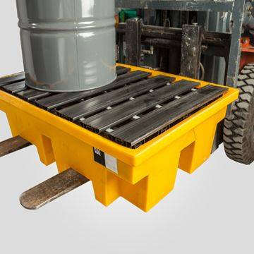 Pallet Antiderrame Para 4 Tambores De 200 Lts - Carga Máxima 1500 Kgs. /Capacidad De Contención 230 Lts.